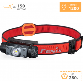 Налобный фонарь FENIX HM62-T черный + Подарок